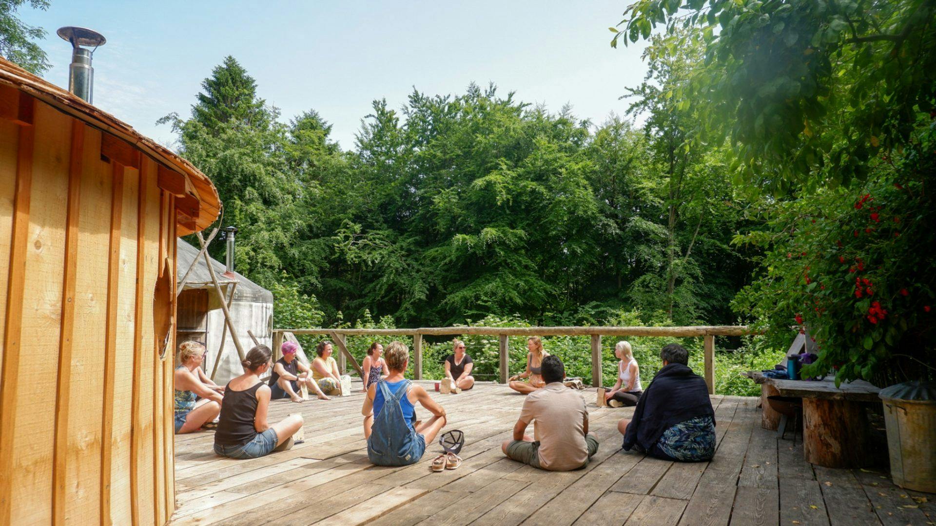Yoga, Yurts and Paddleboarding in the Woods