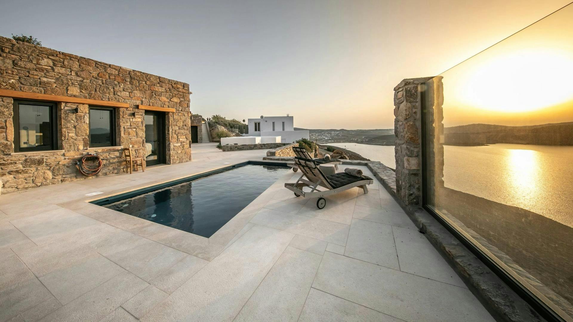 mykonos retreat pool luxury venue